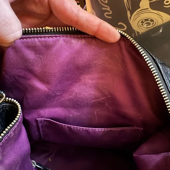 Coach Black Leather Ashley Satchel and Black Leather Wallet Set - Picture 9 of 10